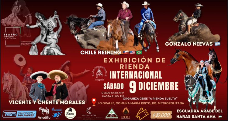 El Peñasco de Santa Sylvia albergará una exhibición de rienda nacional e internacional