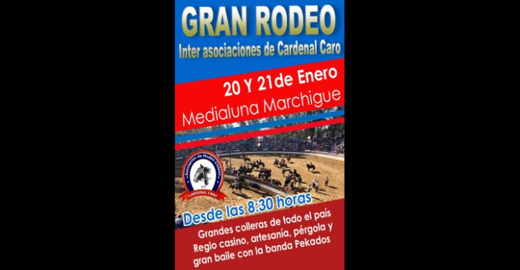 Cardenal Caro arma gran fiesta corralera con su rodeo Interasociaciones