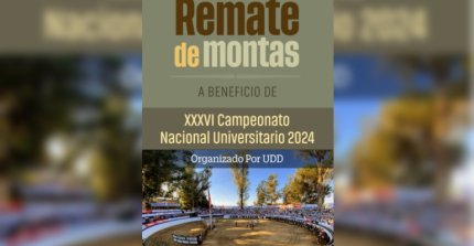 Rama de Rodeo de la UDD realiza remate de montas para organizar el Nacional Universitario