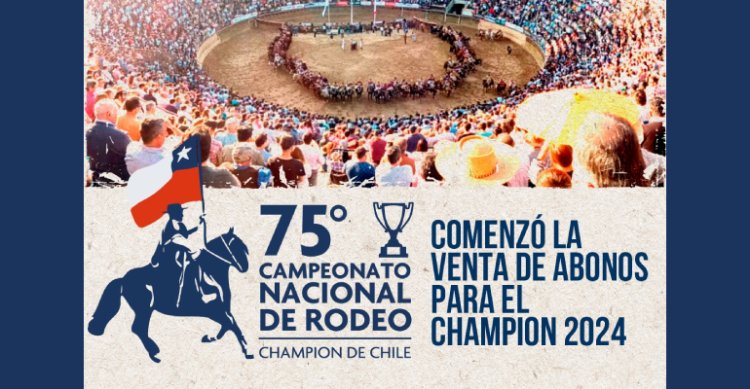 Estas son las coordenadas de la venta de abonos para el 75° Campeonato Nacional de Rodeo