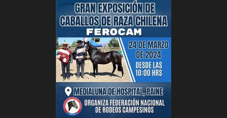 Expo Ferocam se realizará este domingo en la Medialuna de Hospital