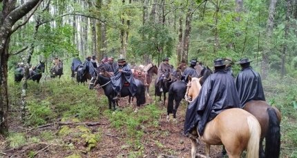 Las imágenes de la cabalgata familiar de la Asociación de Criadores de Cautín