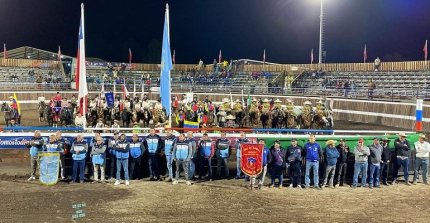 Autoridades inauguraron 2° Encuentro Internacional de Escuadras Ecuestres y otras actividades en Colina