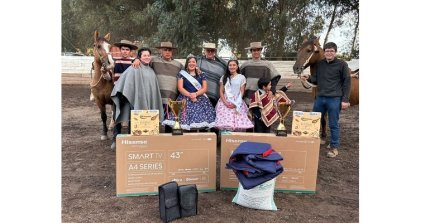 Rodeo del Club Maule Duao terminó con enorme victoria de los Grez