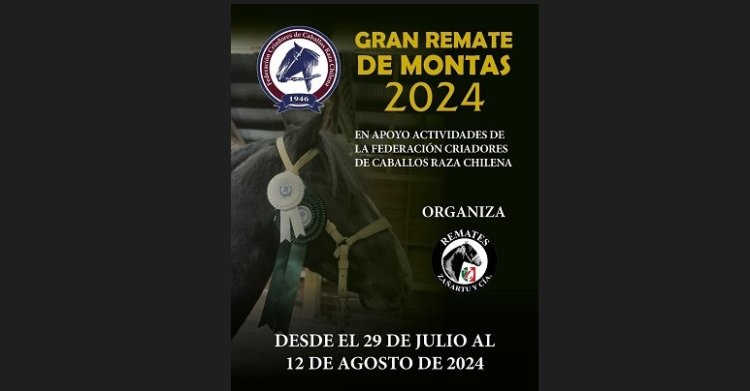 Finaliza este lunes el remate de montas de la Federación de Criadores