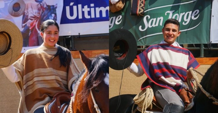 Fernanda Oporto y José Francisco Núñez brillaron en la Rienda Menores de Rancagua