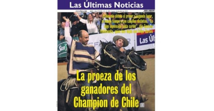 Con dos portadas incluidas: Prensa nacional destacó el doblete de Peleco