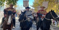 La peregrinación de Semana Santa de los participantes del Interasociaciones de Salamanca