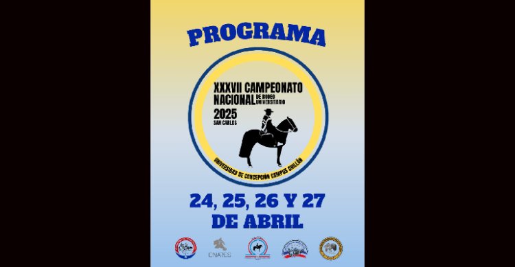 El Programa Oficial XXXVII Campeonato Nacional Universitario