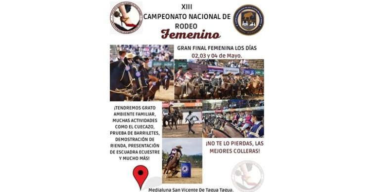 ¡Las grandes finales continúan! Este fin de semana llega el XIII Nacional de Rodeo Femenino