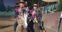 Alvaro Baeza y Pablo Aninat celebraron el 21 de mayo en el Parque Batuco