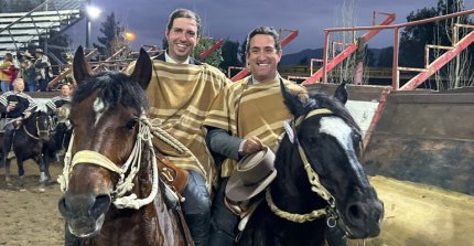 José Tomás Fernández y Emiliano Ruiz abrocharon potente victoria en rodeo del Club Providencia