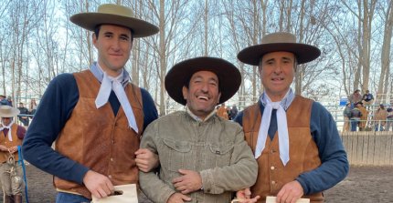 Los Scibilia salieron victoriosos del rodeo del Club Pocholo y Pirucha