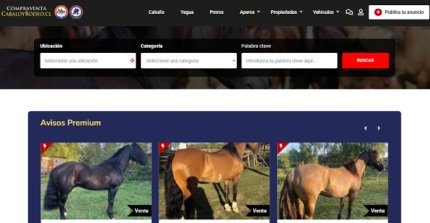 CaballoyRodeo renovó su Portal de Compraventa con nuevas funciones y diseño