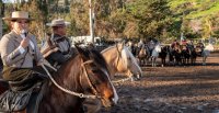 La ceremonia de presentación de la Escuela de Rodeo del Club de Huasos Las Condes