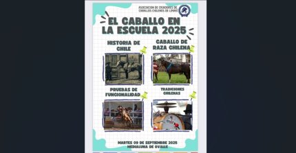 "El Caballo en la Escuela" de Limarí reunirá varios colegios en la Medialuna de Ovalle