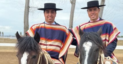 Córdova y Lizana tuvieron un contundente debut como collera del Criadero Santa Zita