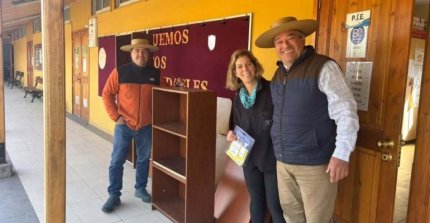 Asociación de Rodeo Talca hizo importante donación al Colegio Santa Marta