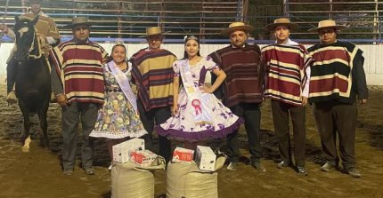 Rubén y Manuel Palacios ganaron a lo grande el rodeo del Club Maipú