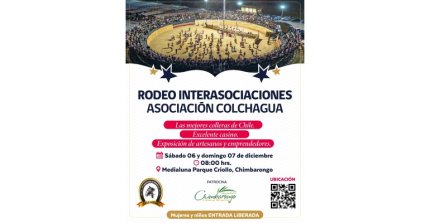 Colchagua inaugura la Medialuna del Parque Criollo de Chimbarongo con un Interasociaciones