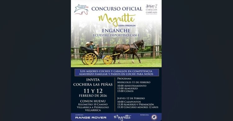 El Enganche tendrá una semana muy atractiva con dos concursos en Villarrica