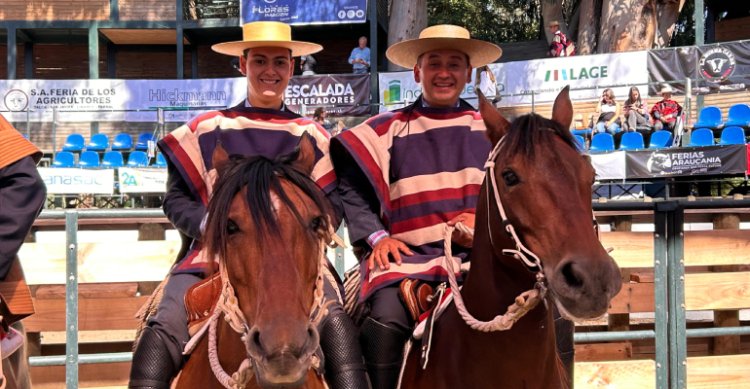 Pedro Angel Urrutia y Diego Urrutia celebraron un triunfo familiar en San Clemente