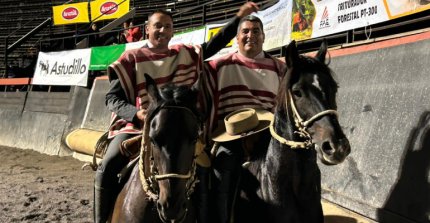 Sergio Vicencio y Elías Román atraparon el último premio de la Primera Serie Libre B en Melipilla