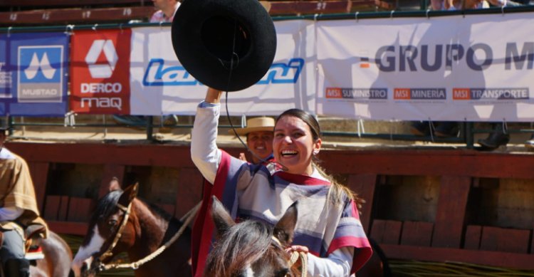 Valentina Hernández tras su tercer título nacional: 