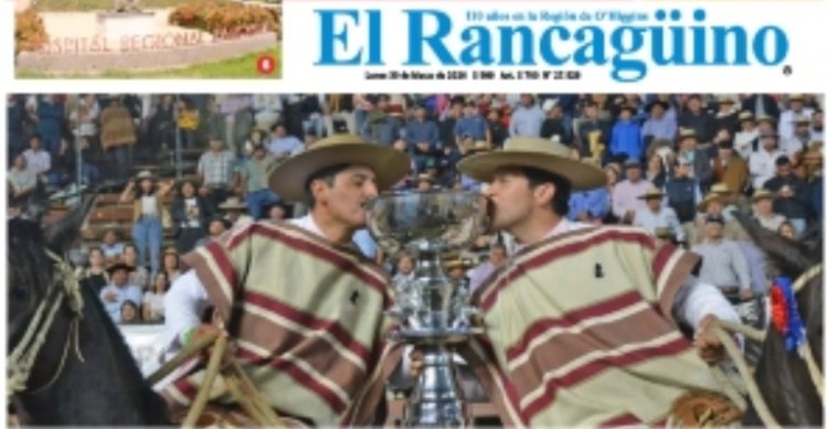 La prensa nacional hizo eco del título de Pablo Pino y Matías Durán en Rancagua