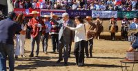 El paso del Presidente José Antonio Kast y la Primera Dama María Pia Adriasola por la Medialuna Monumental