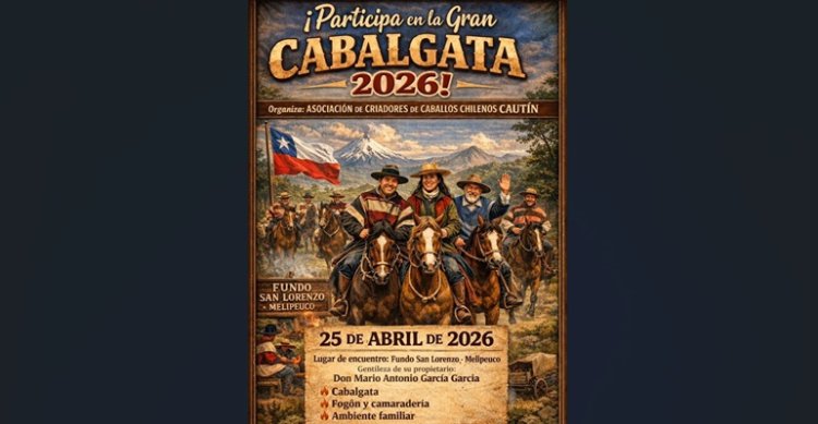 Con bastantes inscritos se realizará la Gran Cabalgata 2026 de los Criadores de Cautín