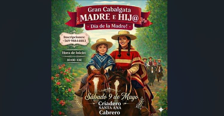 ¡Linda iniciativa! Gran Cabalgata engalanará las celebraciones del Día de la Madre