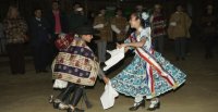 Entre cuecas y camaradería se realizó la bienvenida del Nacional de Rodeo Femenino