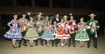 La ceremonia de bienvenida del XIV Campeonato Nacional de Rodeo Femenino