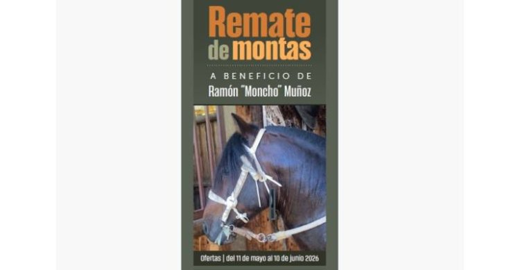 Hay remate de montas a beneficio de Ramón 