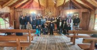 Ferochi reconstruyó iglesia del Fundo El Rodeo para la comunidad de Santa Julia en Riñihue