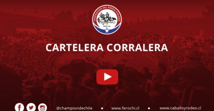 La Cartelera de TV Corralera para los rodeos del 21, 23 y 24 de mayo