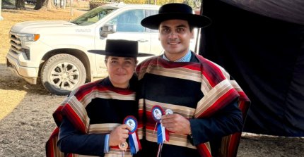 Teresa Cabezas logró una gran satisfacción en el Rodeo del Club Olmué